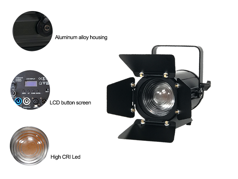 TH-350 LED Soft Fresnel Spotlight with 100W Warm White for Stage from ...