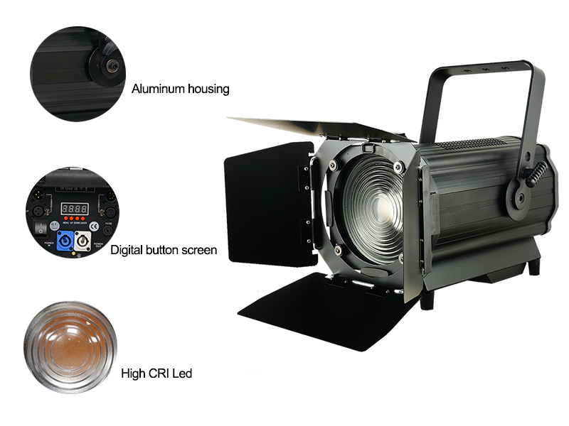 TH-340 High Power LED Fresnel Spotlight with Zoom for Photography from ...